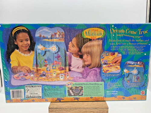 SEALED VTG 1997 The Little Mermaid DREAM COME TRUE Magical Transforming 3D Game - Picture 2 of 13