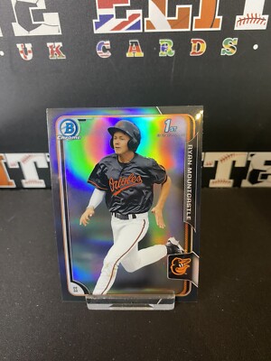 2015 1. Bowman Entwurf Chrom schwarz Asien Refraktor Ryan Mountcastle #80 B3-T3