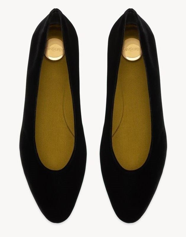 【saint laurent・サンローラン】 BALLET FLATS バレエシューズ イヴ・サンローラン バレエシューズ フラットシューズ ブランド