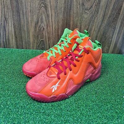 Size 11.5 US - Reebok Kamikaze II 2 Packer  Chili Pepper Classic V53622 (VNDS)