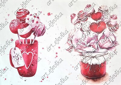 Papier für Decoupage und Basteln