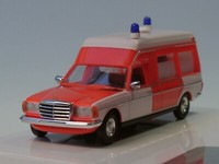 Busch Mercedes Vf 123 Miesen Krankenwagen Feuerwehr - 52201 - 1:87