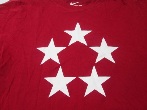 Nike Unisex Youth Size XL T-Shirt Burgundy Logo Crew Neck Short Sleeve Sportwear - Picture 3 of 7