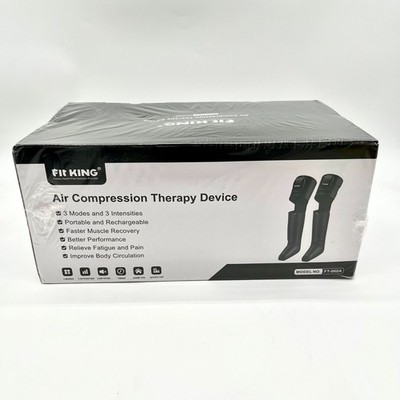 Fit King Air Compression Leg Calf Foot Therapy Massager Brand New