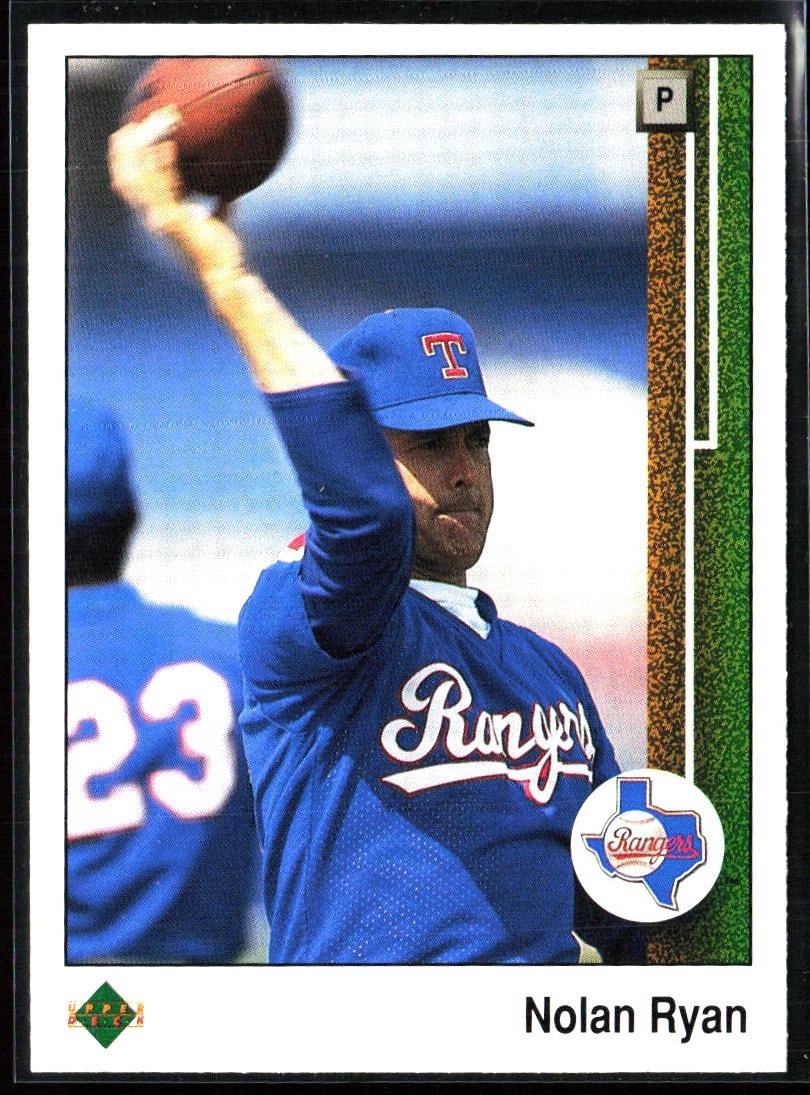 1989 Upper Deck Nolan Ryan Texas Rangers #774 Baseball Card(High Number,Rare)