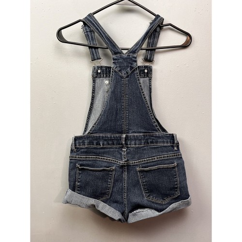 Jordache Denim Shortalls Overalls Shorts Girls XL (14/16) Jean Classic - Picture 2 of 8