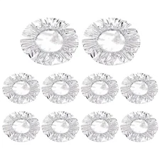 Food Covers 10 Pieces Aluminum Foil Reusable Food Containers Elastic