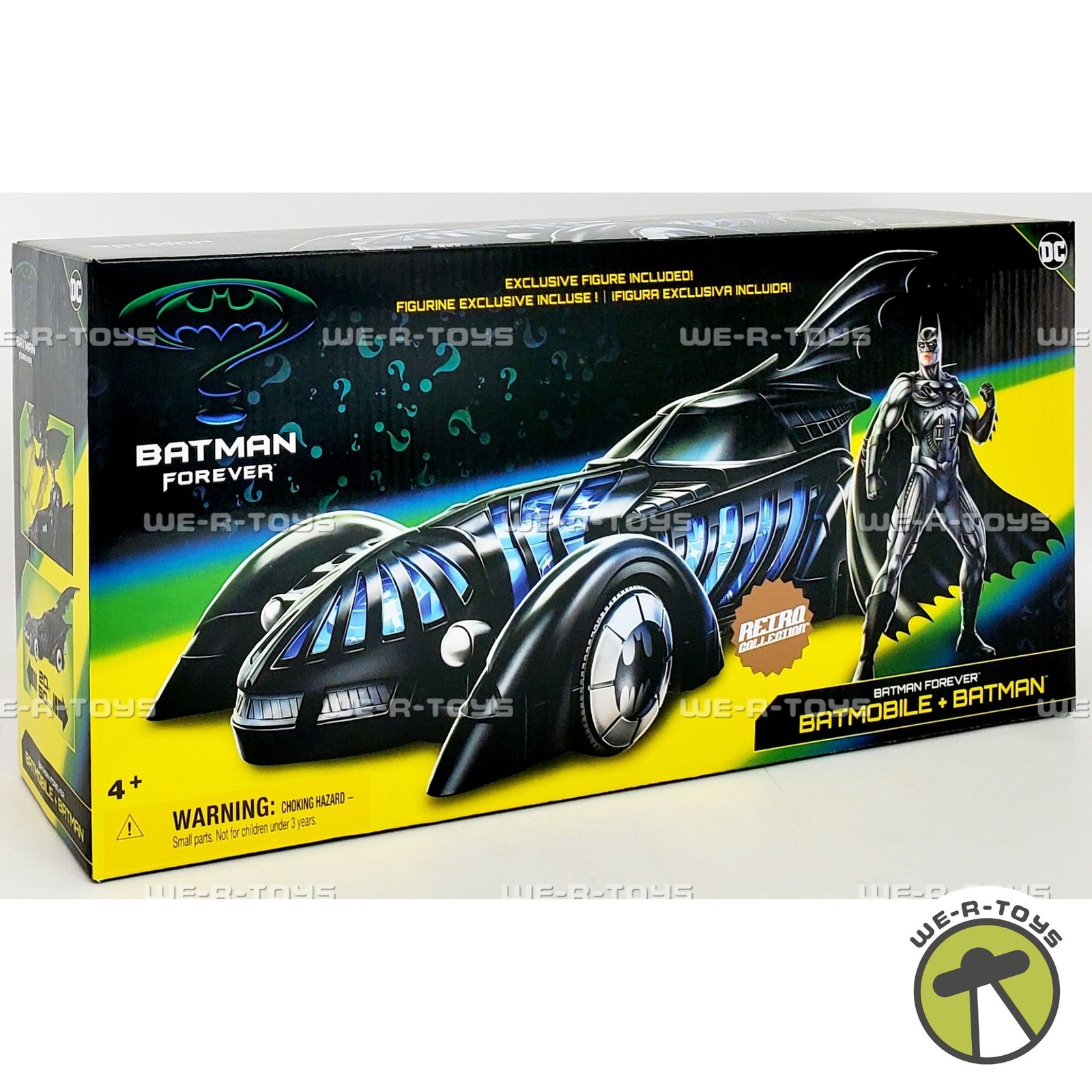 Batman Forever Retro Collection Batmobile and Batman Figure 2024 Spin Master