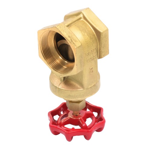 Heavy Duty 2" Brass Gate Valve 200 PSI, Female NPT, Water & Gas Compatible