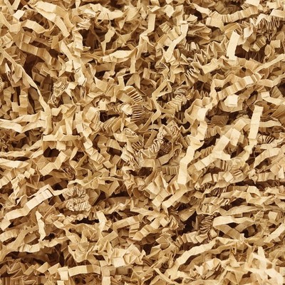 2 LB Brown Crinkle Cut Shredded Paper Filler For Gift Boxes Baskets Decor