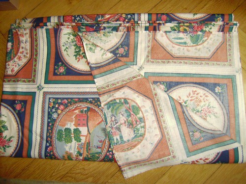 Gobelin Stoff Jacquard - Landhausstil- Dekostoff ca. 170 cm x 295 cm - Bild 6 von 20