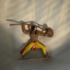 Rare vintage Indian plastic toy 3  tall.