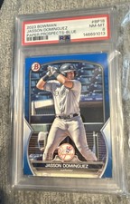 2023 Bowman - Prospects Jasson Dominguez #BP-18 Blue /150 (RC)-PSA 8