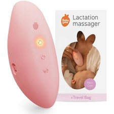 Lactation Massager with Heat  Vibration - Silicone Breast Massager for Breas...