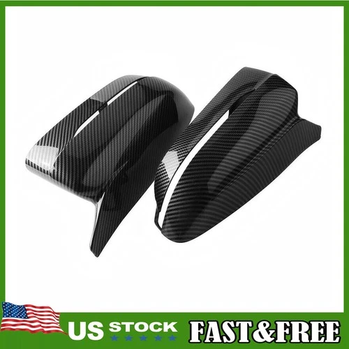 Real Carbon Fiber Mirror Cover Cap Fit For BMW 3er G20 4er G22 G23 G26/ 5er G30