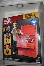MARVAL TECH Mac Tools Children's Workshop Cart, Red, 38+ Pieces NIB