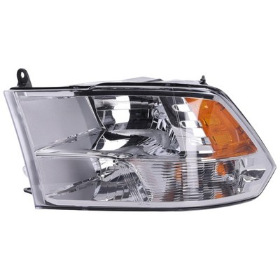 RAM FULL SIZE P/U 13-18 HEAD LAMP LH, Assembly, Halogen Chrome w/Quad Lamps CAPA