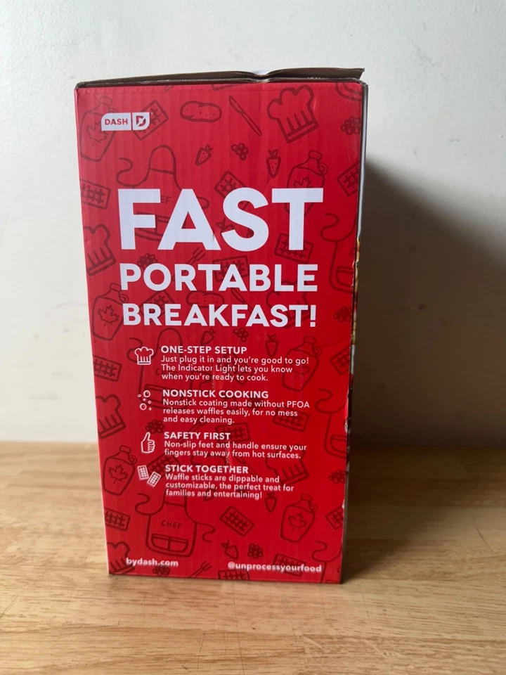 FABRICANTE DE VARILLAS PARA GOFRES DE TABLERO - SUPERFICIE DE COCCIÓN ANTIADHERENTE DE 4,5" 420W - VERDE COMO NUEVO - ¡NUEVO! Foto 4 de 4