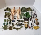 G.I Joe 1964 Vintage Figure & Accessory Lot 50pcs Including 2 Figures
