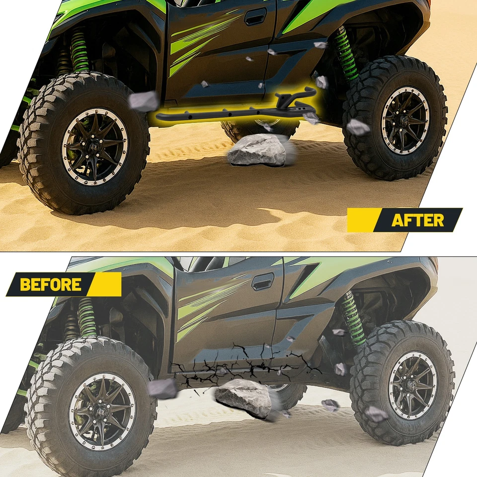 Rock Sliders Side Nerf Bars For 2020-2026 Kawasaki Teryx KRX 1000 #99994-1314 - Image 3 of 4