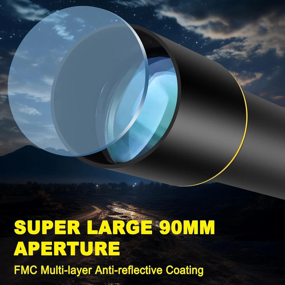 Telescope, Telescopes for Adults Astronomy Professional, 90mm Aperture 1000mm - Image 3 of 4