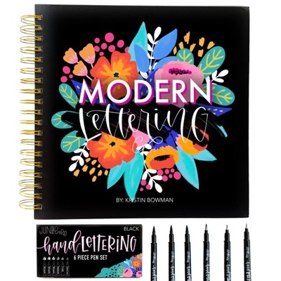 Calligraphy Kit for Beginners Pen Set with Workbook for Learning Lettering