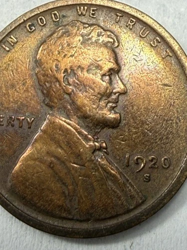 * 1920-S LINCOLN CENT- VF+  (UPGRADE THAT SPOT IN YOUR SET)  PRICED TO SELL 🔥 *