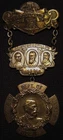 1909 GAR DEPT OF INDIANA CRAWFORDSVILLE'S HEROES MEDAL BADGE - Civil War - W&H