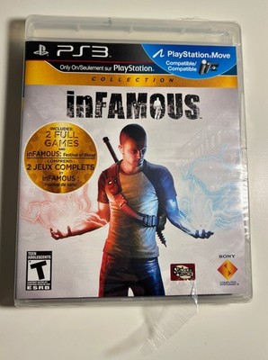 Infamous collection SEALED Y-FOLD (some tears) Playstation 3 PS3 NTSC