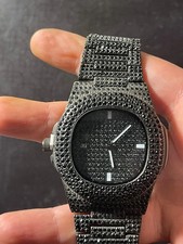 orologio strass tutto brillantinato mai usato watch y2k man uomo 