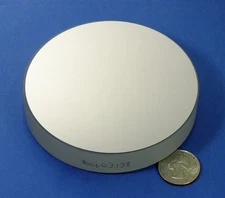 CLEARANCE: 4" Dia. IBAD Enhanced Aluminum Mirror (plano flat, 1/10 wave, UVFS
