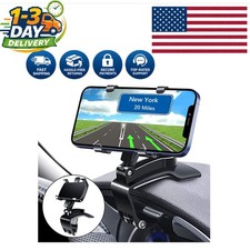 Flexible Car Phone Holder with 360  Rotation - Perfect for 4" to 7" Smartphones