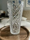 Vintage Waterford Crystal Pineapple & Diamond Skyshell Vase 10” Excellent