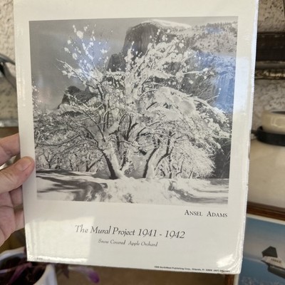 ''Snow Covered Apple Orchard'' by Ansel Adams 1941-42 10 X8 Poster To Be Framed