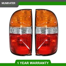 Left &Right Side Tail Lights Red And Amber Lens For 2001-2004 Toyota Tacoma Pair