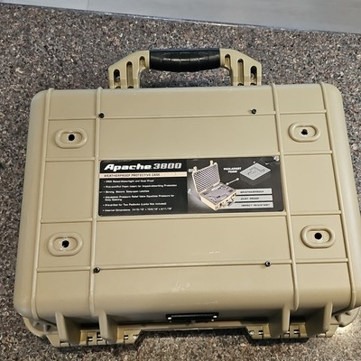 #ad #ad APACHE 3800 Tan Hard Protective Case Lockable Rugged Secure Gear Used Altered $18.00
