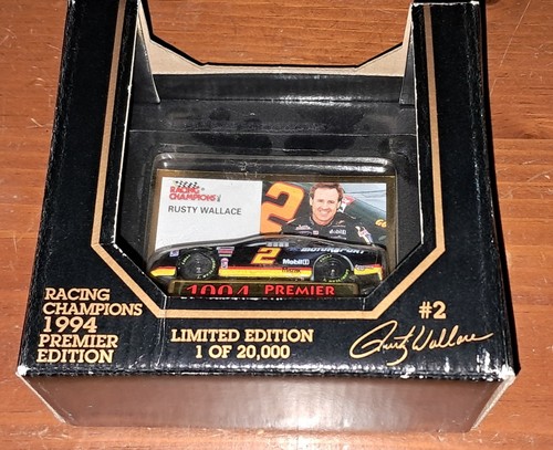 RUSTY WALLACE #2 Racing Champions 1994 PREMIER EDITION 1/64 Ford Motorsports New - Picture 7 of 8