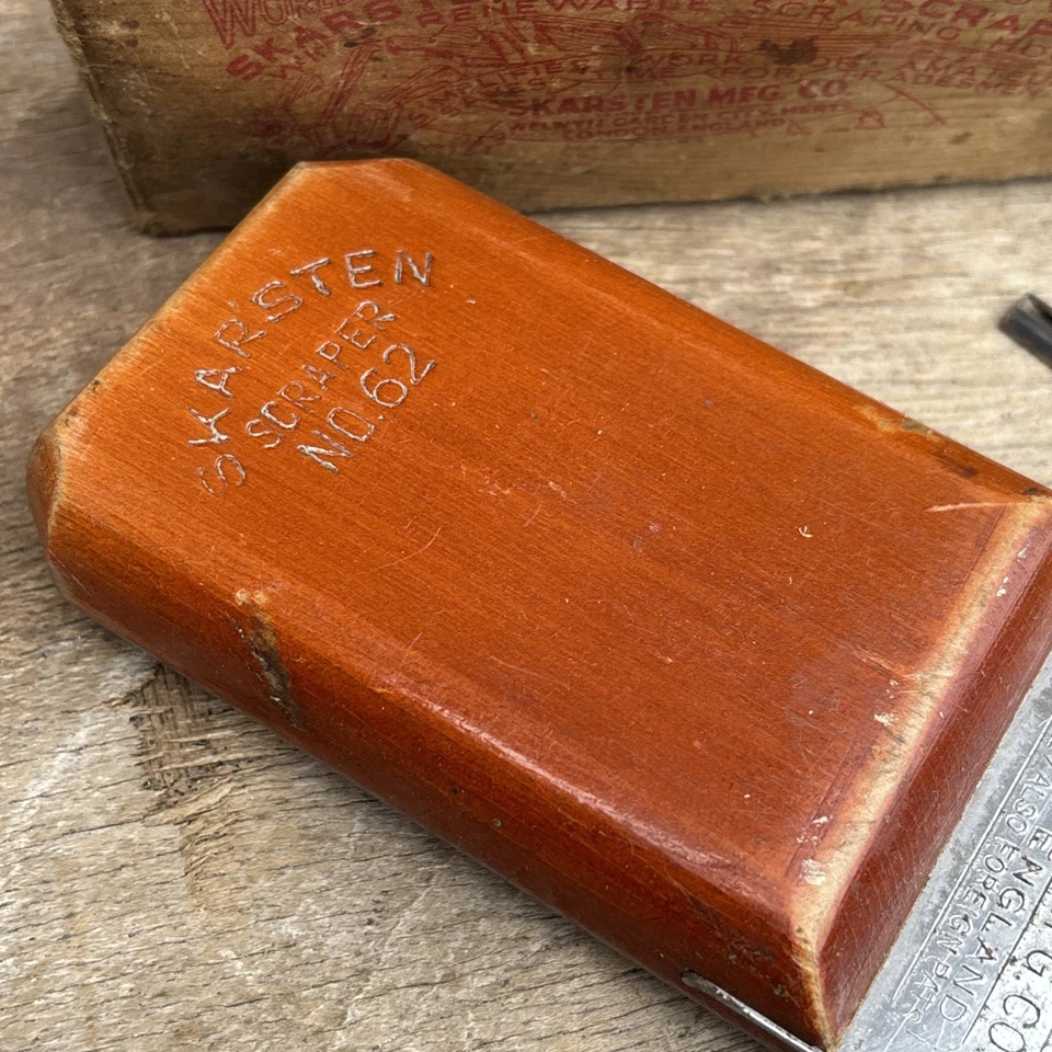 Vintage Skarsten No 62 Hook Scraper With Original Box Very Rare - Image 4 of 4