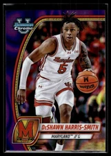 DeShawn Harris-Smith 2024-25 Bowman U Chrome Purple Lava Refractor Card #85