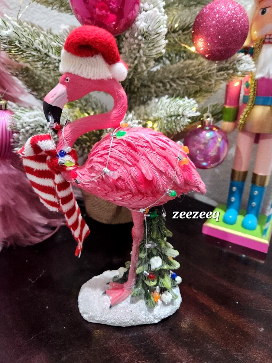 Flamingo christmas decorations deals