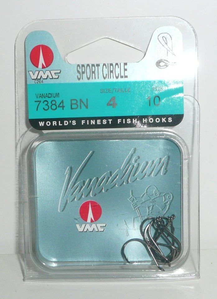 Hameçons mer VMC Réf: 7384BN N°4 Sport Circle par 10 - Photo 1/1