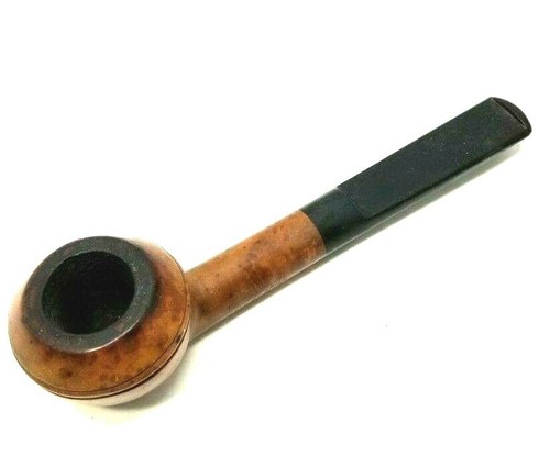 Emperor Imported Briar Comfort Bit Smoking Tobacco Pipe Vintage Bullcap #69 (B64 - Picture 2 of 9