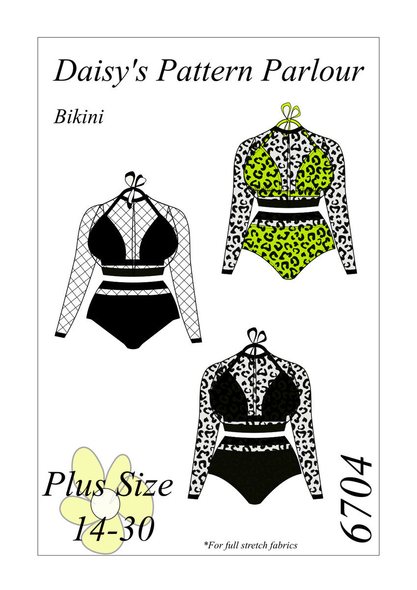 Plus size on sale bathing suit patterns