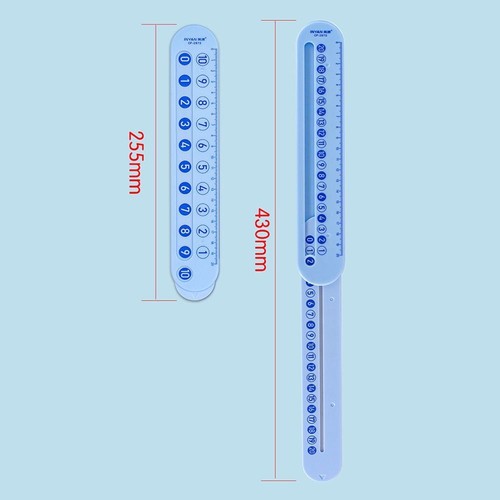 Within 20 Subtraction Ruler Pink/Blue Addition Ruler School Supplies - Picture 3 of 10