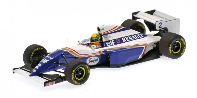 Minichamps Williams FW16 #2 Pacific GP 1994 - Ayrton Senna 1/43 Scale - Image 2 of 4