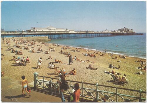(W514) Palace Pier, Brighton. J.Arthur Dixon Postcard - Picture 1 of 2