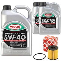 MotoröL Set 5W-40 Vollsynth Meguin 7 Liter + ÖLfilter FüR Fiat Ducato Bus 100