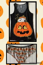 NWT Peanuts Snoopy and Woodstock Women's Cami & Panty Set  2 Piece XS S M L 