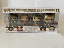 Funko Pop Harry Potter Hermione Granger Ron Weasley Dumbledore 4 Pack Christmas