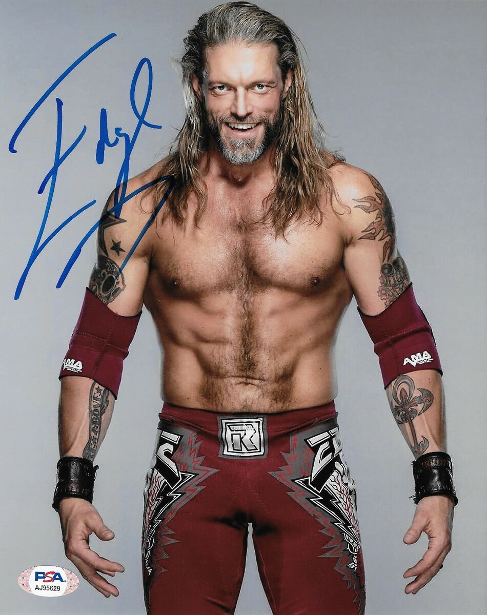 Edge WWE HOF Rated R Superstar Signed Autograph 8x10 Photo Edge WWE HOF Rated R Superstar Signed Autograph 8x10 Photo